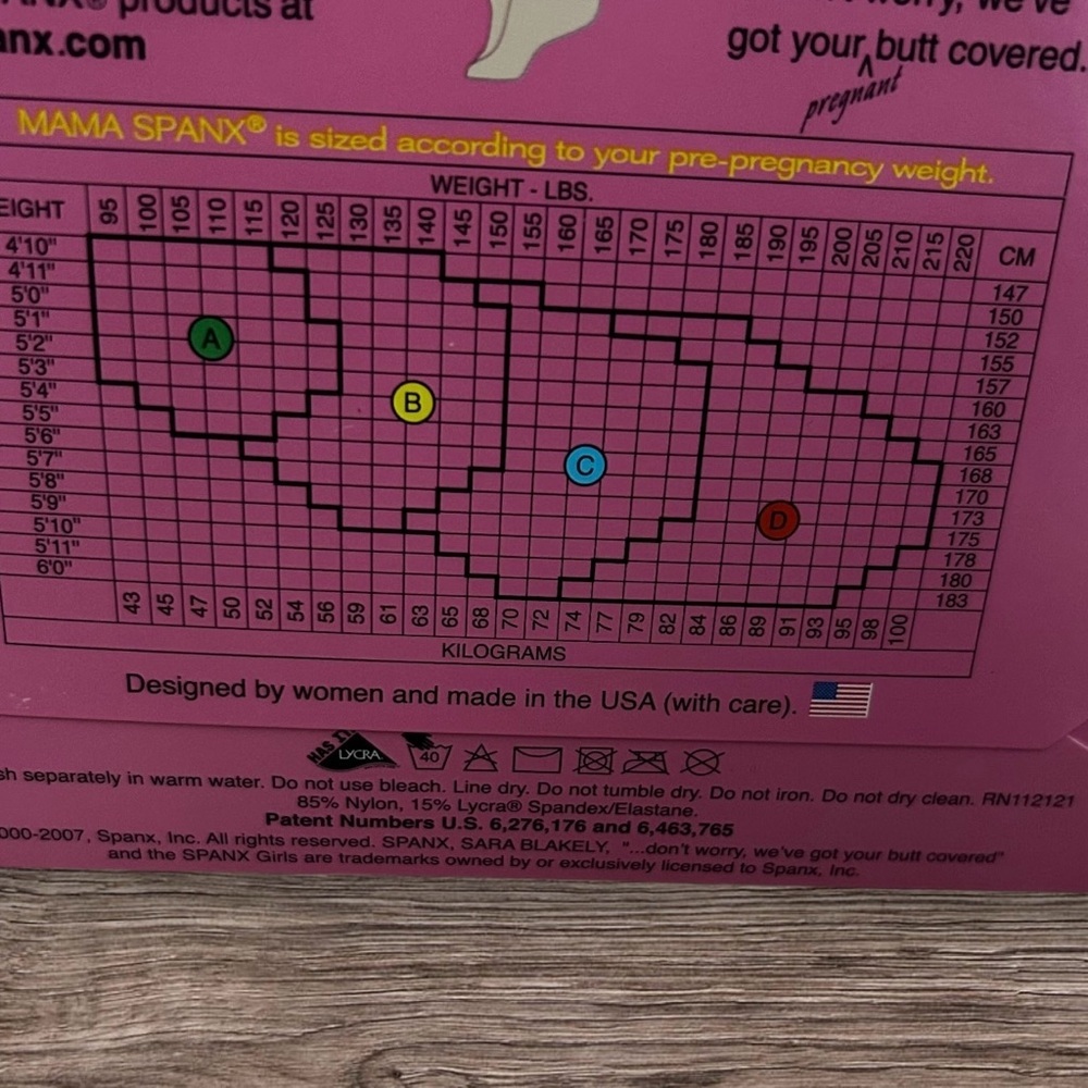 X 6 Pairs SPANX Mama Maternity Footless Pantyhose Black Size A New - Picture 5 of 5